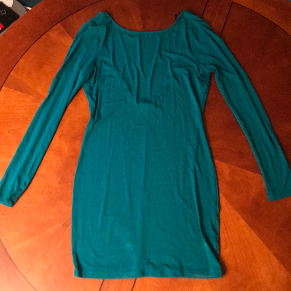 Pencil green dress